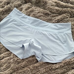 Light Blue lululemon Athletic Shorts